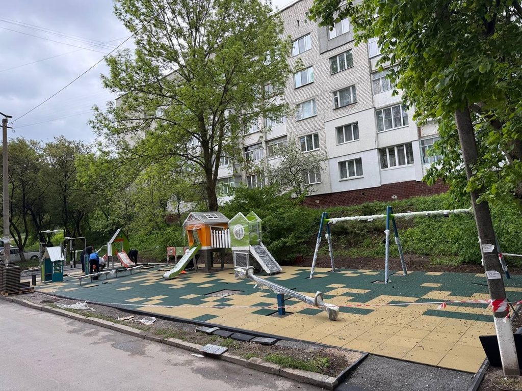 Майданчик одразу після встановлення
