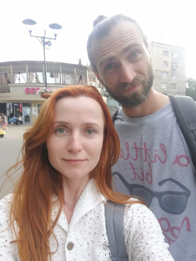 Міла Панчоха з Олексієм Чернобаєм