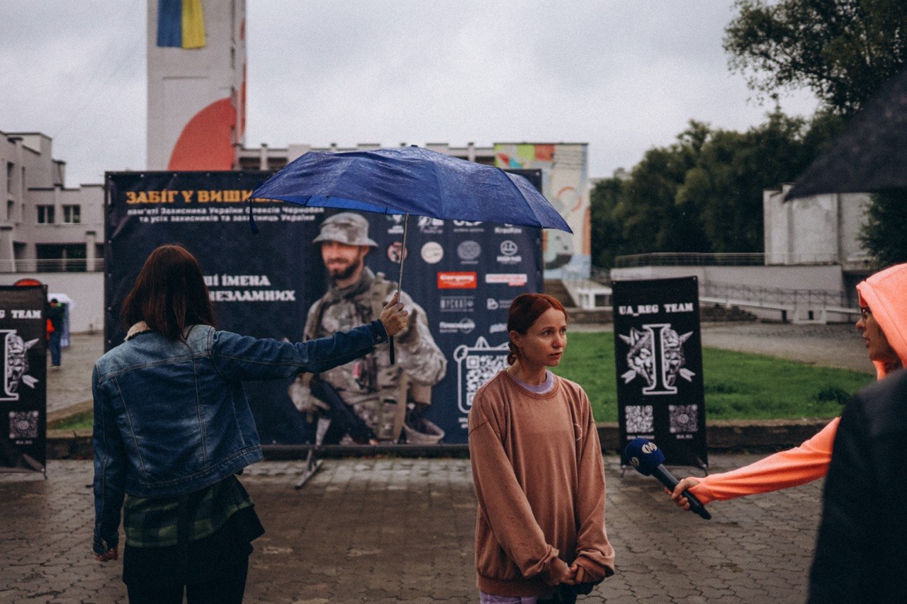 Міла Панчоха на забігу 2025